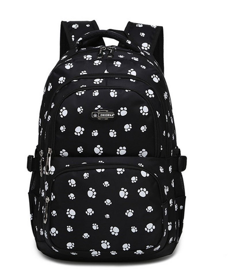 VIDOSCLA Dog Paw Girls Backpack Primary Book Bag School Bag for Boys - Image 1